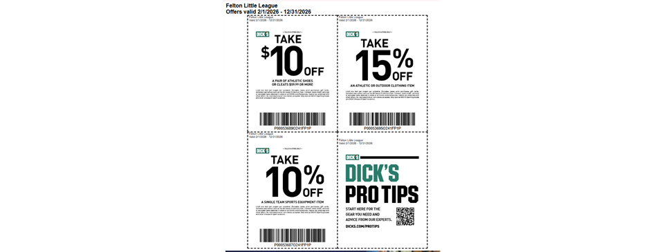 2026 DSGs Coupons
